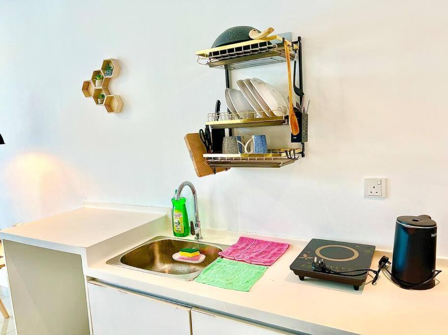 G 1-5Pax Cozy Home Trefoil Setia Alam 100Mps Wifi & Tv Sccc Bagian luar foto